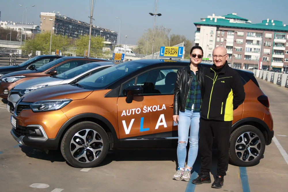Auto škola Vladica – Novi Beograd Vozni park Auto škole Vladica na Novom Beogradu kod Arene